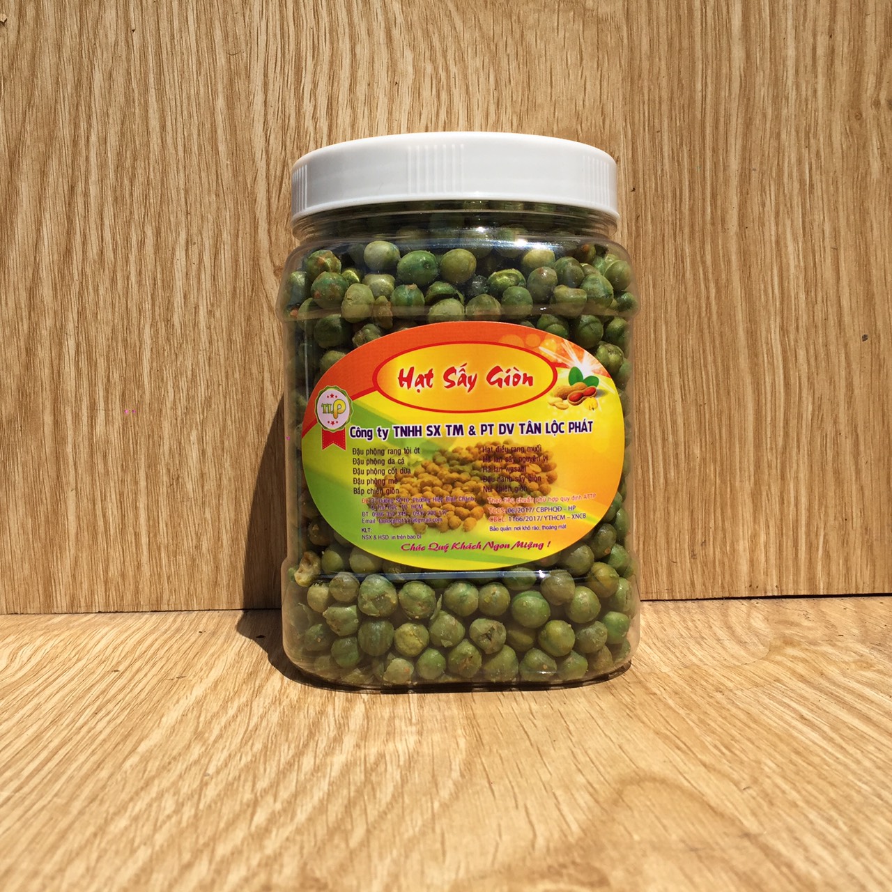 ĐẬU HÀ LAN TỎI ỚT TÂN LỘC PHÁT 500g
