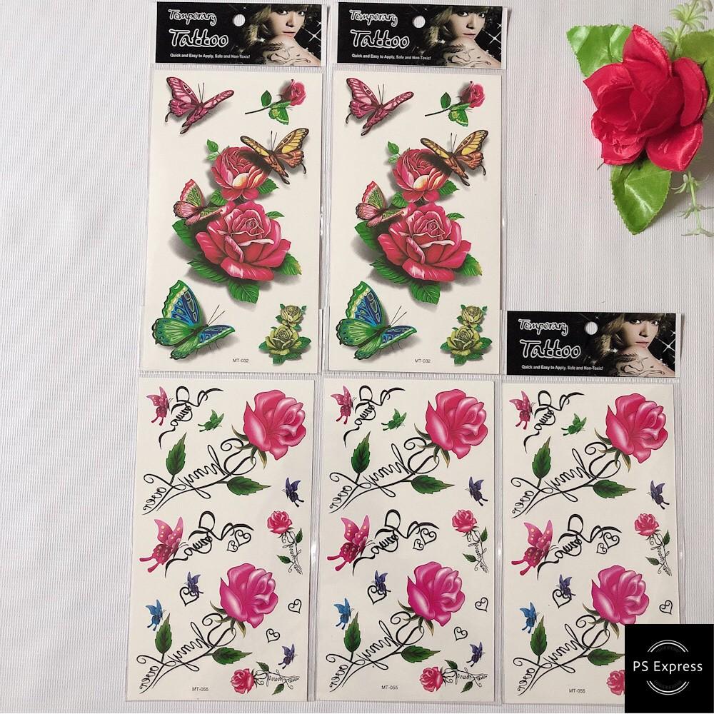 Combo 5 tấm hình xăm dán hao 10x20cm- mua từ 2 combo tặng tấm đồng size