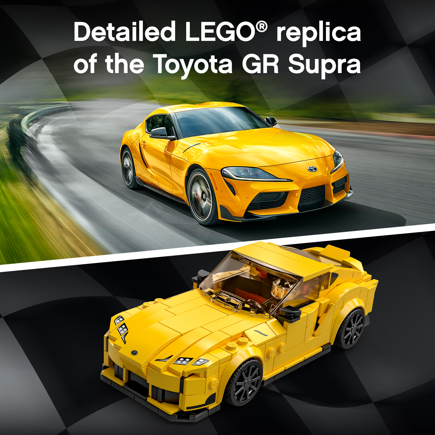 LEGO Speed Champions 76901 Siêu Xe Toyota GR Supra (299 chi tiết)