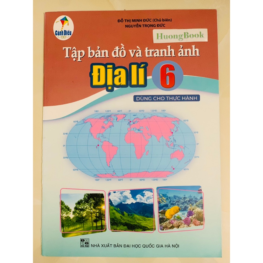 Sách - Combo Tập bả.n đ.ồ, tranh ảnh &amp; câu hỏi luyện tập Lịch sử và địa lý 6 (Cánh diều) (BT)