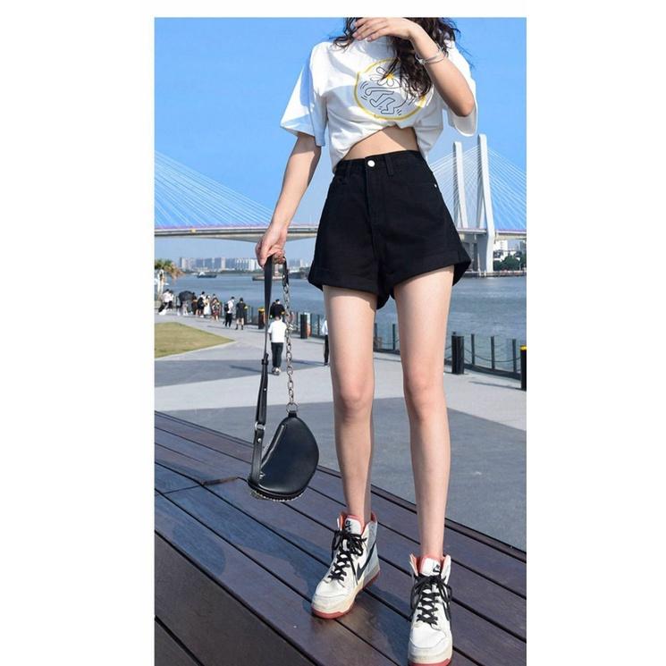 Quần Đùi Sooc Lưng Cao Chuẩn Dáng