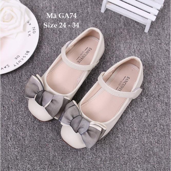 Giầy dép trẻ em.Giày Búp Bê Đính Nơ Cho Bé Gái 2 - 9 Tuổi Kiểu Dáng Hàn Quốc GA74
