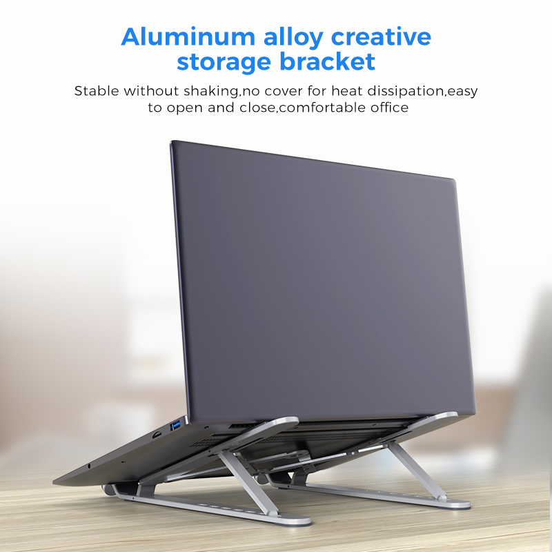 Portable Laptop Stand Support Base Notebook Stand for 11/13/14 Inch Laptop Adjustable Bracket