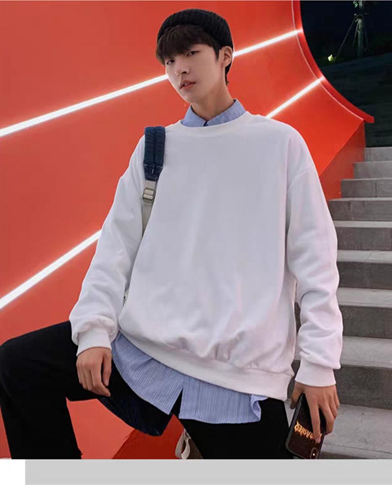 Áo Sweater Nỉ Chui Trơn Nam Nữ Đều Mặc Được Dễ Dàng Phối Đồ