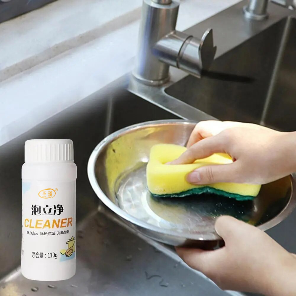 Lọ Bột Tẩy Rửa Xoong Nồi Đa Năng Cleaner Giúp Tẩy Sạch Dầu Mỡ, Rỉ Sét, Vết Bẩn 110G