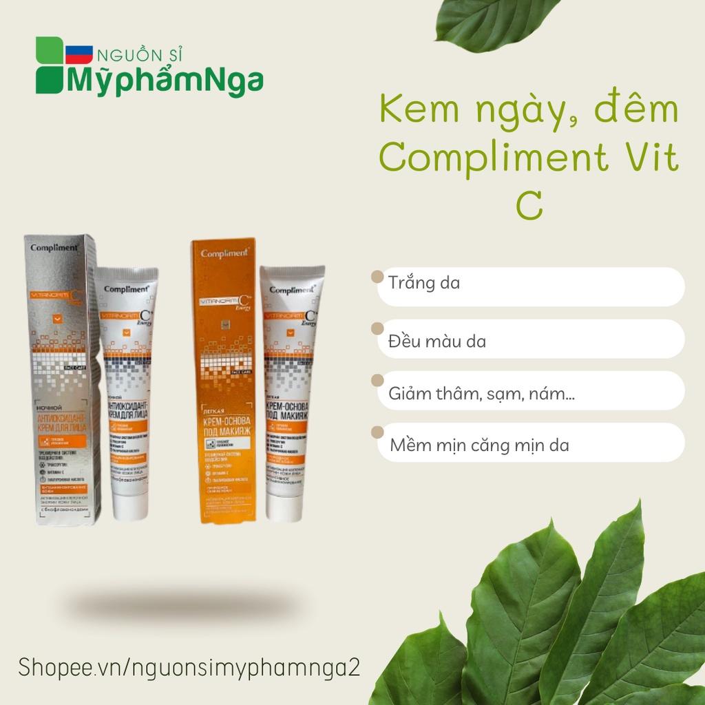 Kem Compliment Vit C Trắng da mờ thâm ch.ố.ng lão hoá