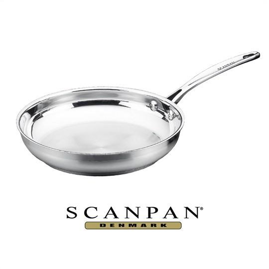 Chảo inox đáy từ Scanpan Impact 20cm 71002000 hàng chính hãng, dùng bếp từ, an toàn trong máy rửa bát