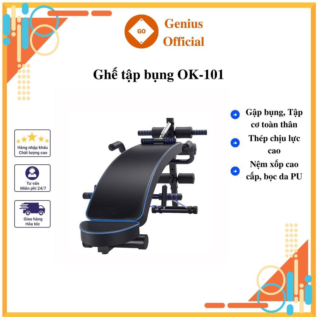 Ghế tập cơ bụng đa năng tại nhà, có chốt gập, giúp tạo cơ giảm mỡ hiệu quả - GD182