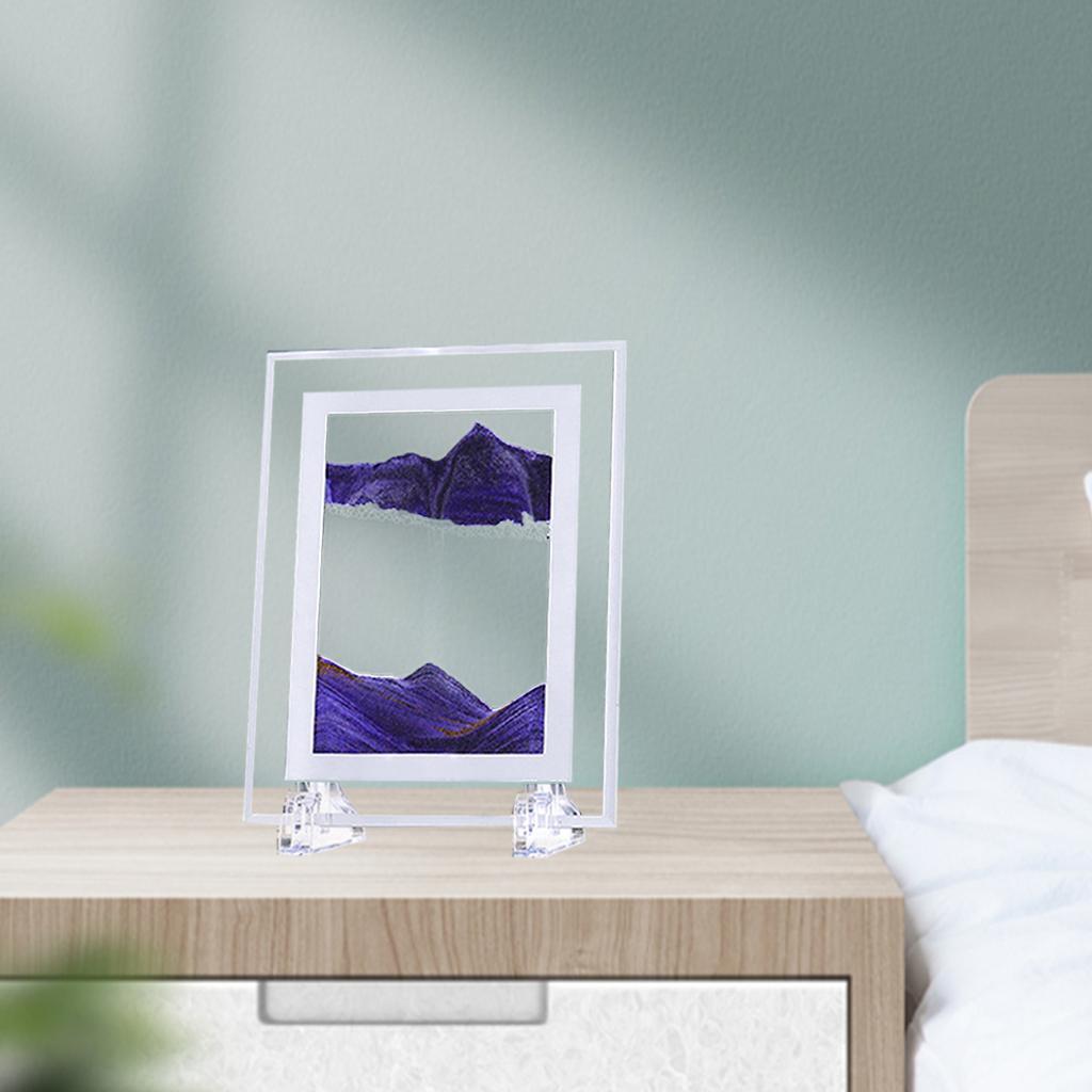 2-Pack Natural Dynamic Sand Picture Flowing Desktop Decors Photo Sand Draw