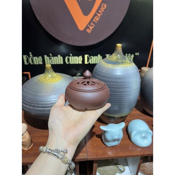 Lư xông trầm bằng gốm sành Bát Tràng