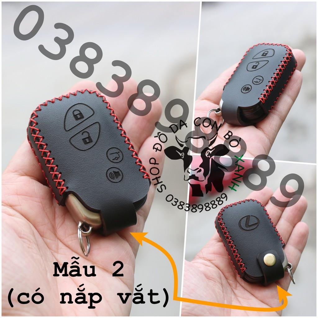 Bao da dành cho chìa khoá Lexus handmade da thật 001