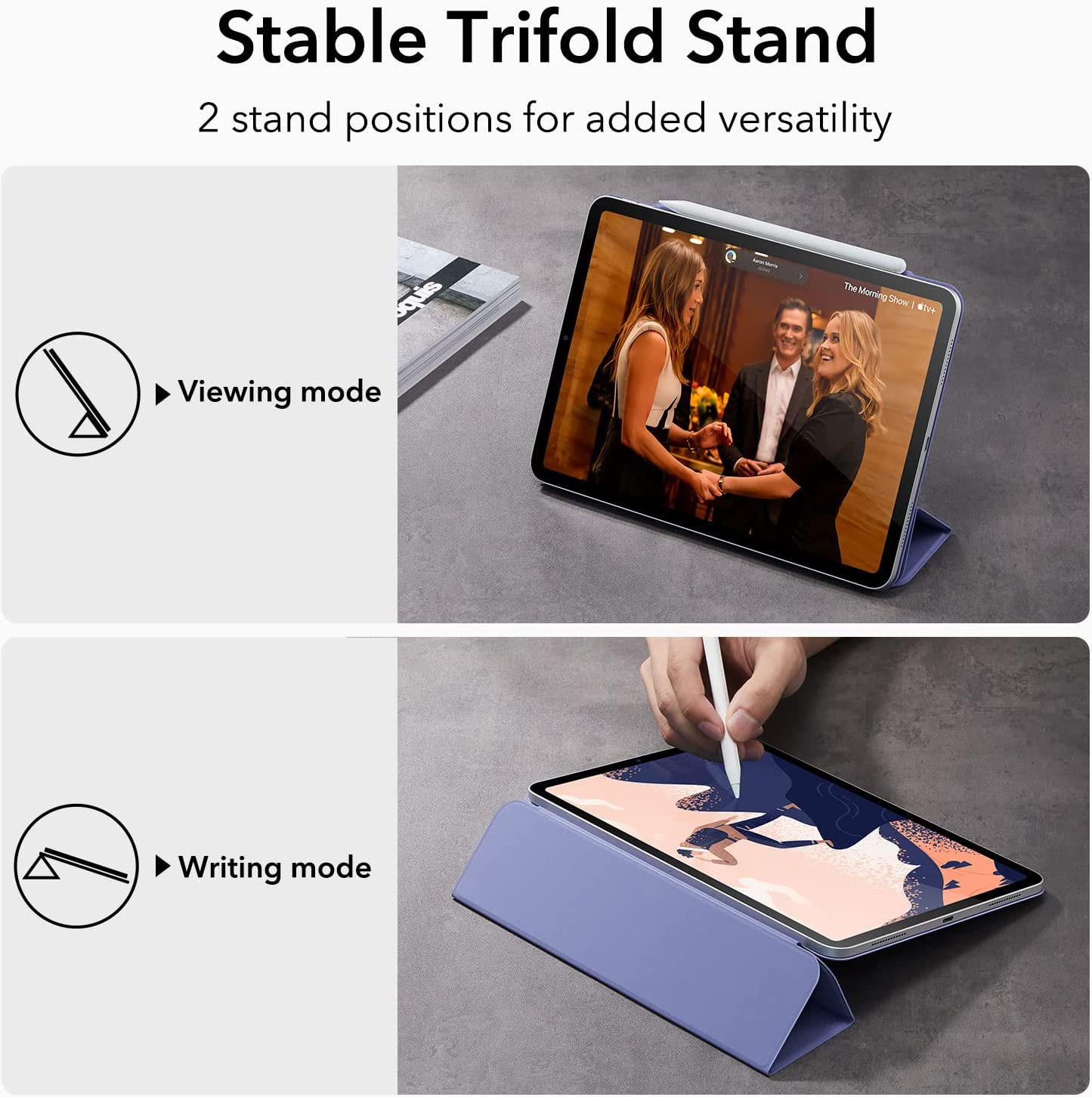 Bao Da dành cho iPad Pro 12.9 inch 2022 ESR Rebound Magnetic Case - Hàng Chính Hãng
