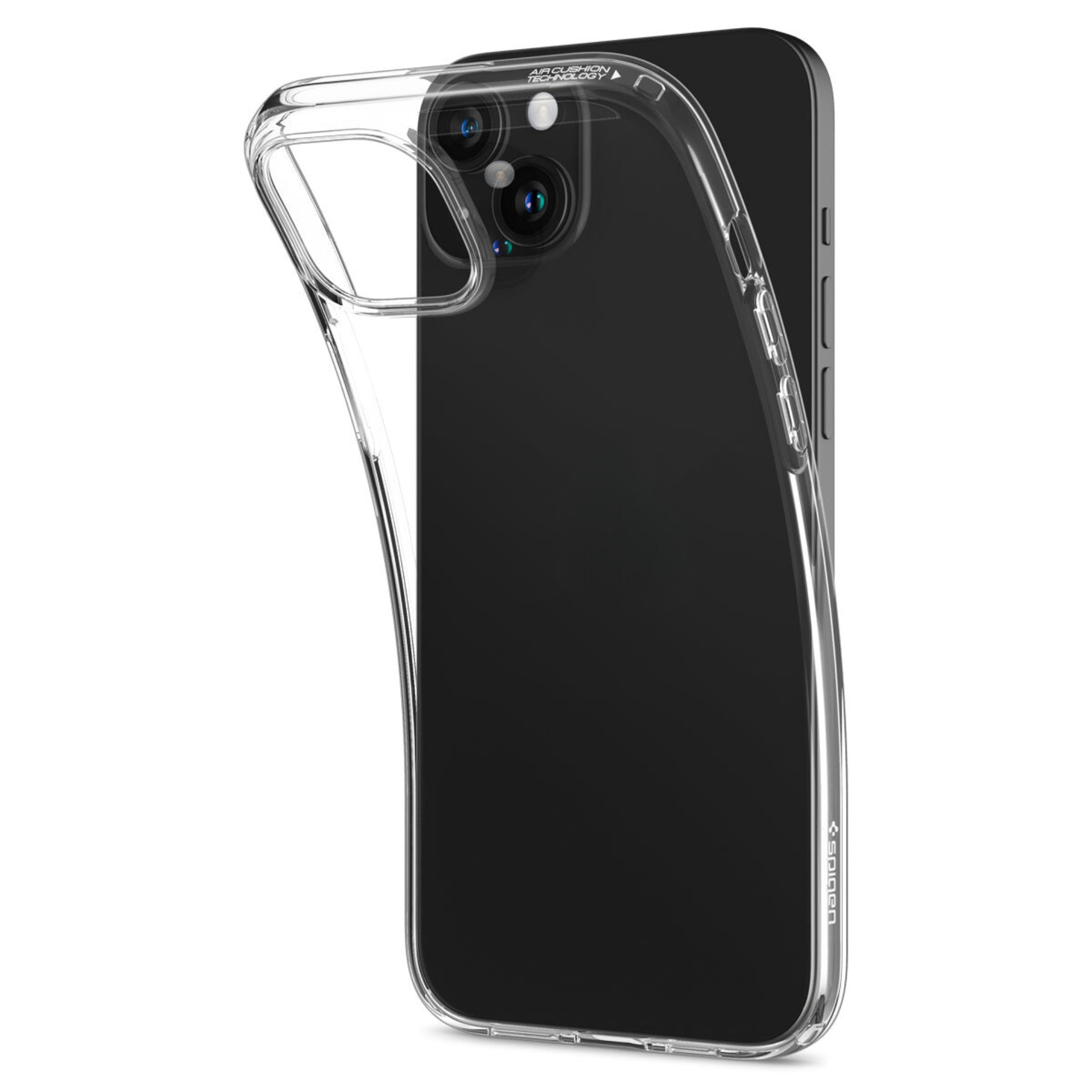Ốp Lưng Dành Cho iPhone 15 ProMax/ iPhone 15 Pro/ iPhone 15 Plus/ iphone 15 SPIGEN LIQUID CRYSTAL CLEAR _ Hàng chính hãng