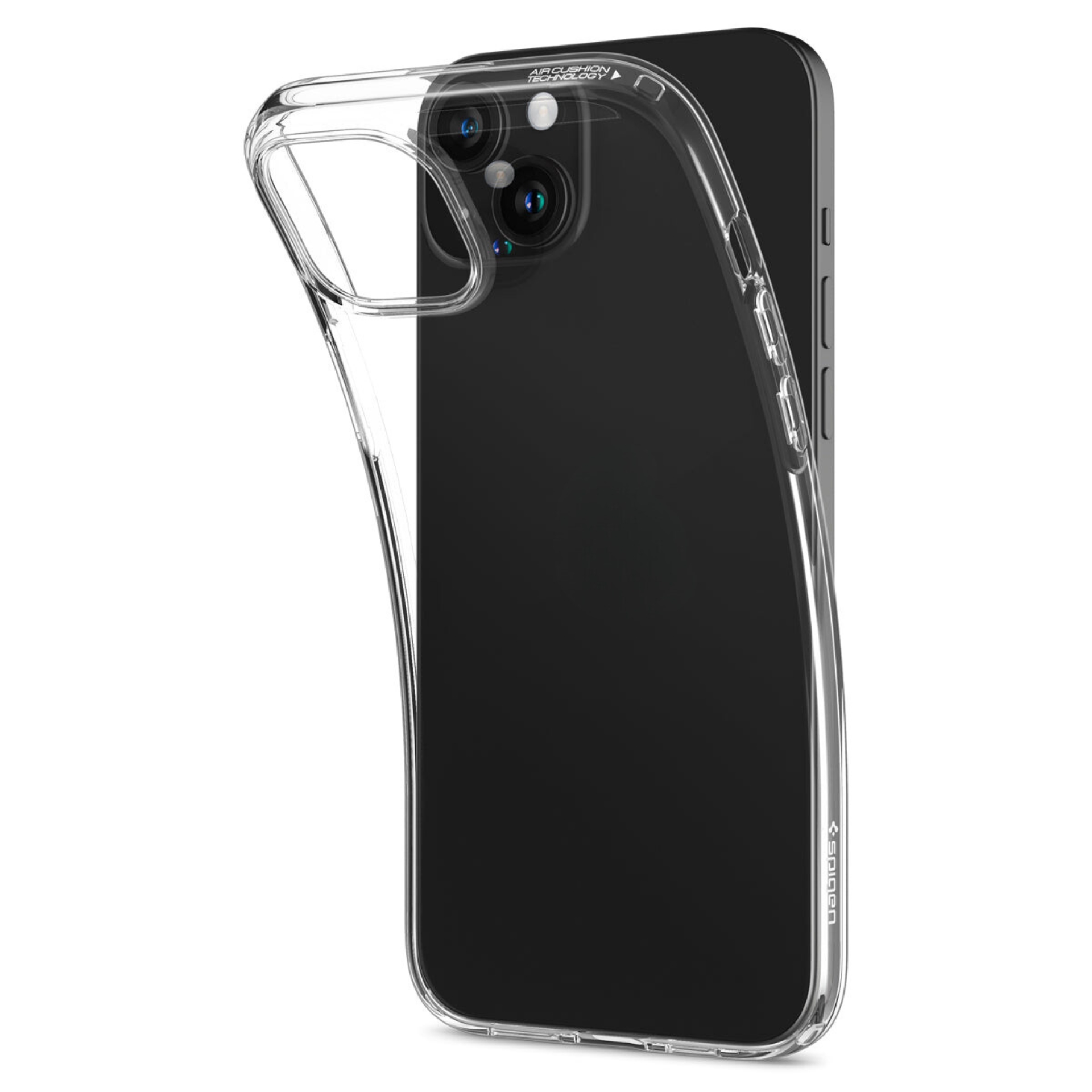 Ốp Lưng Dành Cho iPhone 15 ProMax/ iPhone 15 Pro/ iPhone 15 Plus/ iphone 15 SPIGEN LIQUID CRYSTAL CLEAR _ Hàng chính hãng 