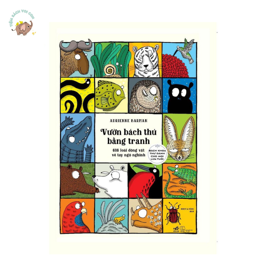 Sách - Bách khoa thư dành cho mọi lứa tuổi - Vườn bách thú bằng tranh