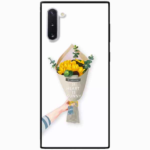 Ốp lưng in cho Samsung Note 10 Mẫu Bó Hoa Hướng Dương
