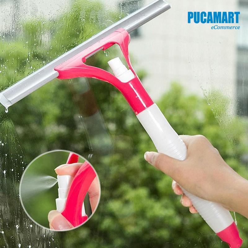Cây Lau Kính Kiếng Cầm Tay Kèm Bình Xịt