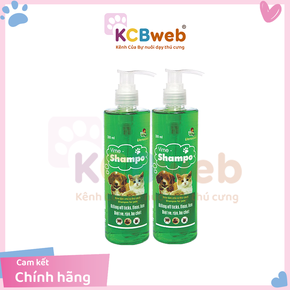 Sữa tắm chống, giảm tối đa ve, rận cho thú cưng chó mèo NOURISH 300ml