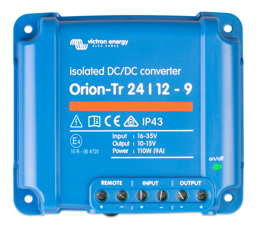 Bộ chuyển đổi điện Orion-Tr 24/12-9A (110W) Isolated DC-DC converter Retail thương hiệu Victron Energy
