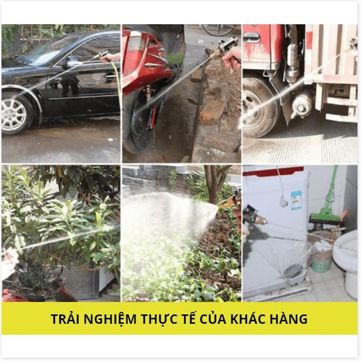 Bộ vòi xịt tăng áp lực nước dây dài 15 mét