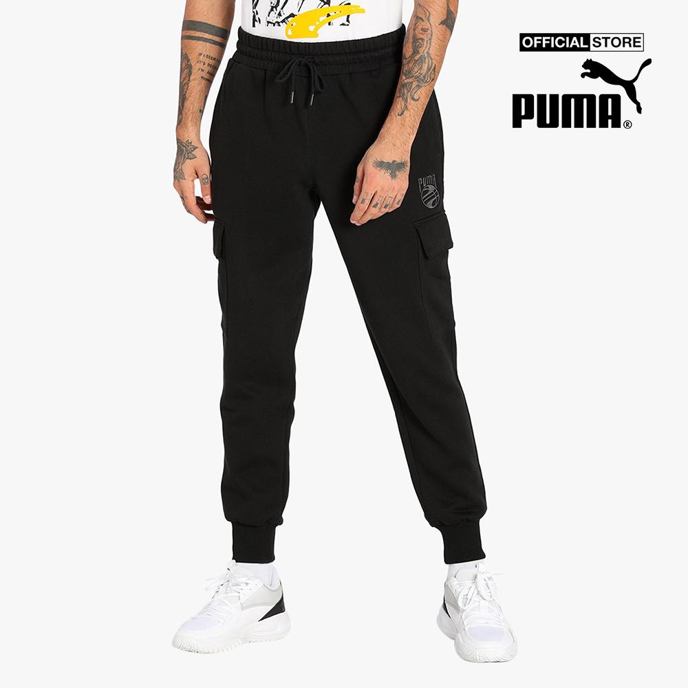 PUMA - Quần jogger thể thao nam bo gấu Booster Basketball 532124