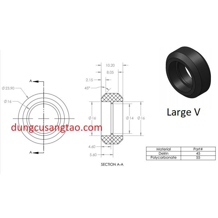 Bạc đạn trượt nhựa POM - Openbuilds