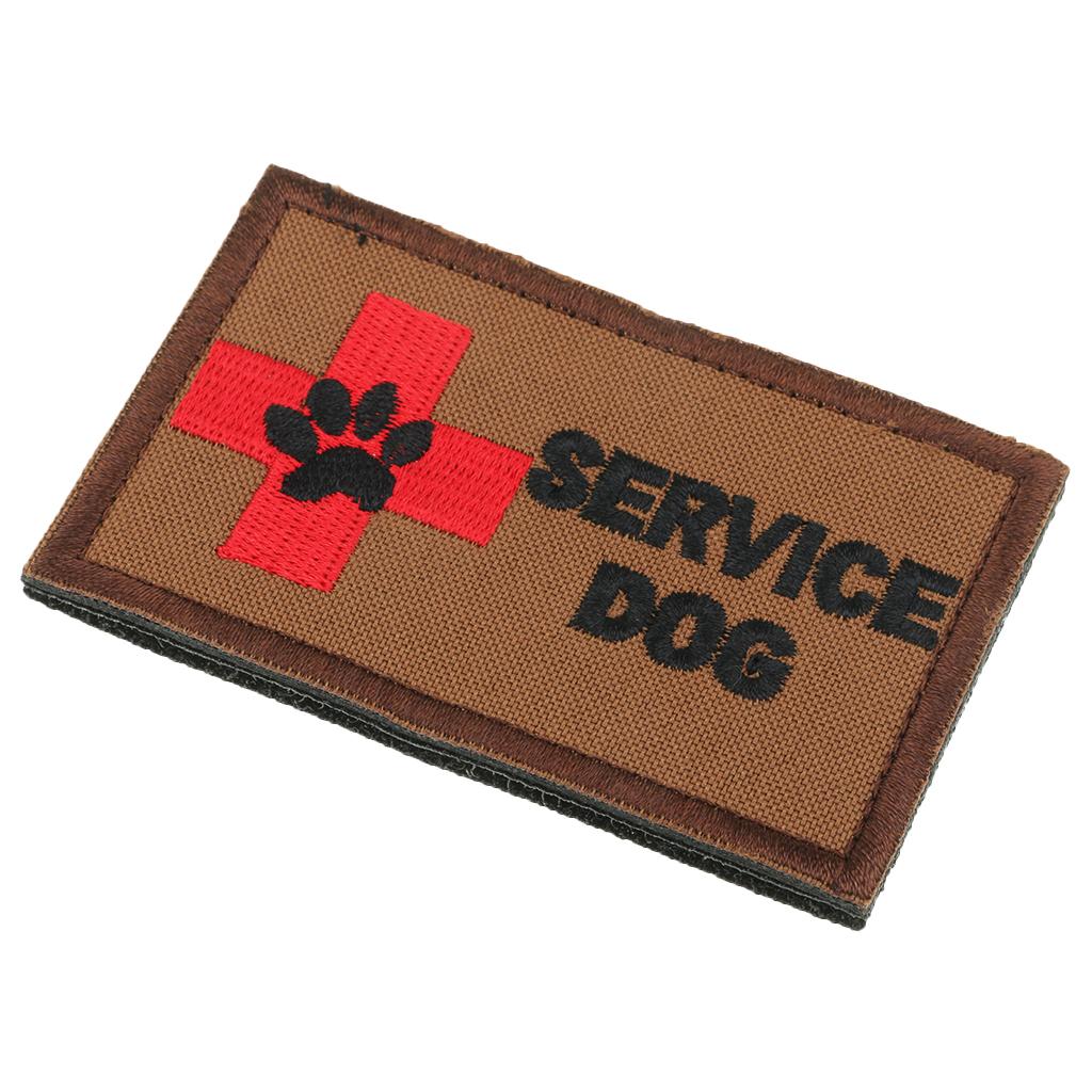 SERVICE DOG Embroidery Patch Sew-on Armband Applique Badge for Outdoor Bags Decoration