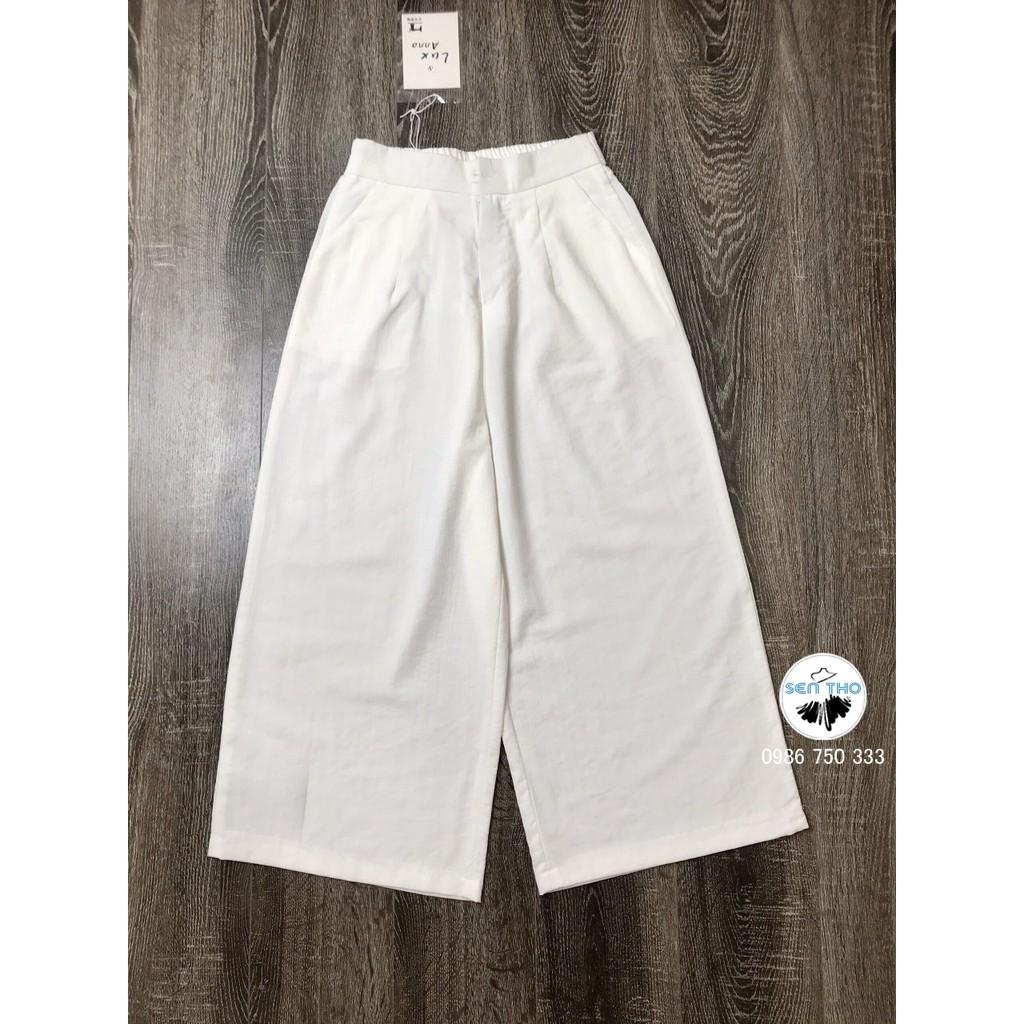 Quần Đũi Nữ Ống Rộng, Culottes Dáng Lửng, Cạp Chun Sau, Form Rộng, Nhiều Màu Sắc