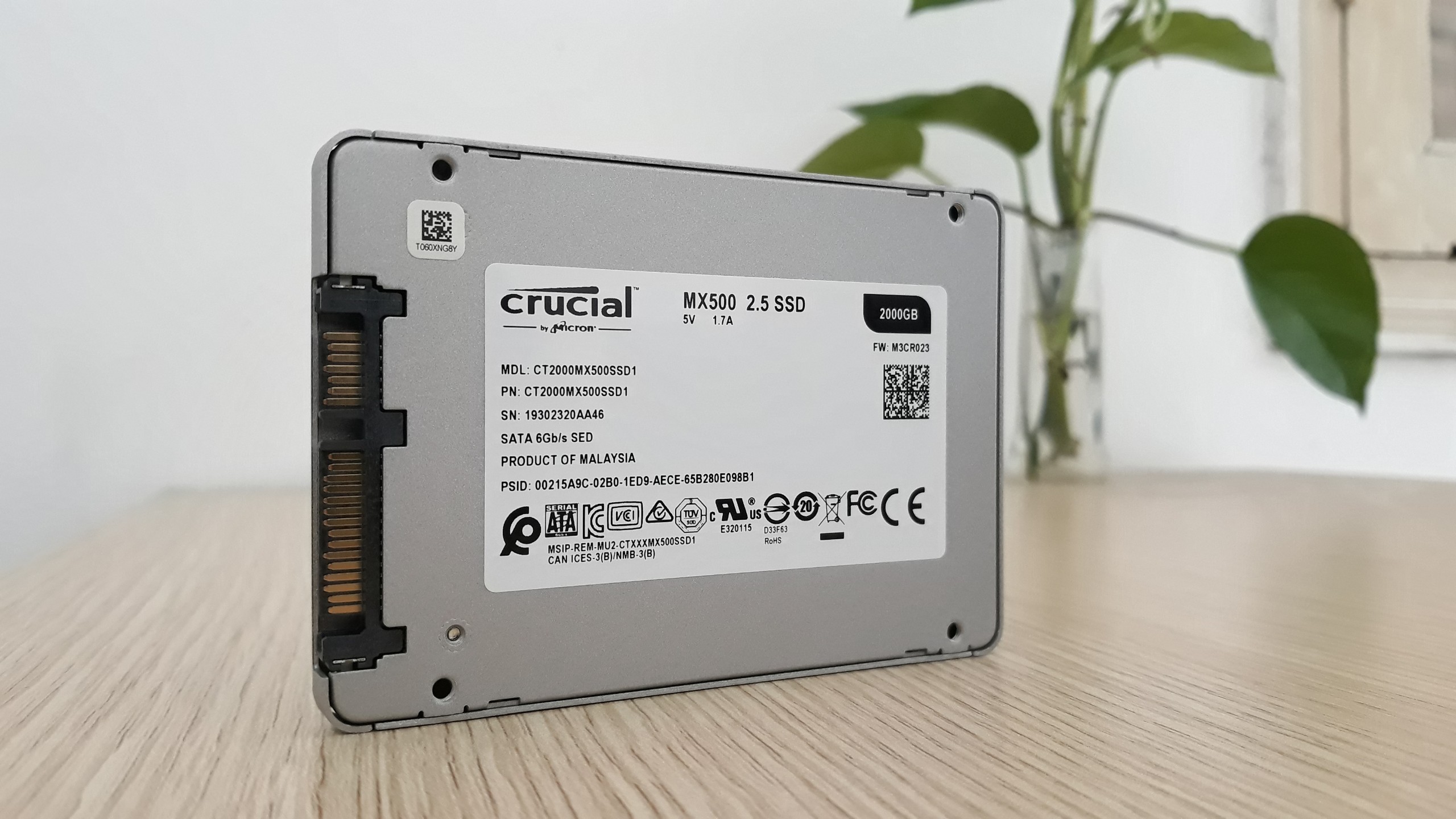 Ổ cứng SSD Crucial MX500 3D NAND 2.5-Inch SATA III 2TB CT2000MX500SSD1 - HÀNG CHÍNH HÃNG