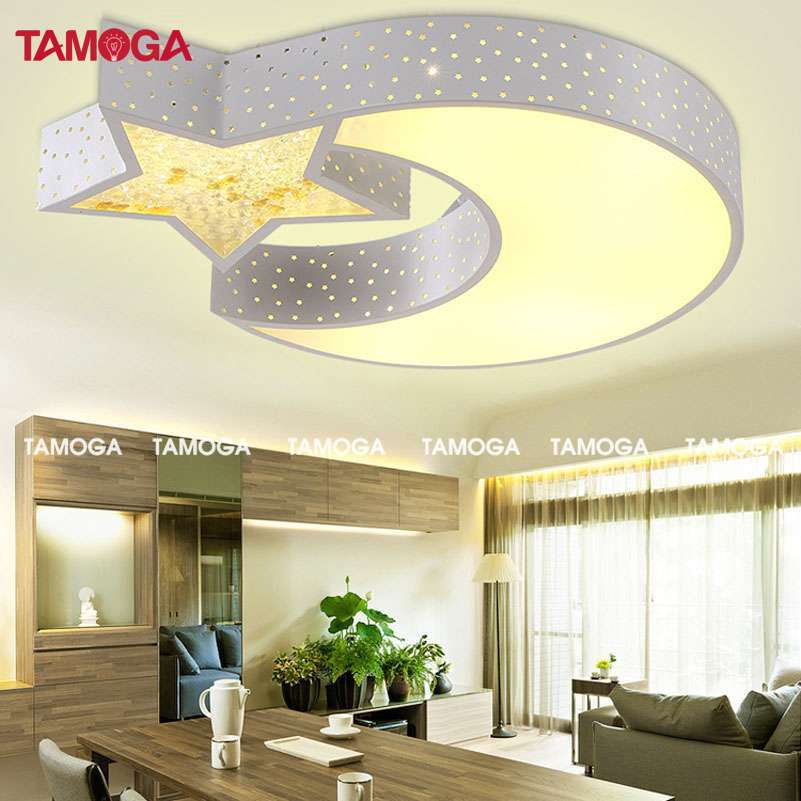 Đèn trần trang trí hình trăng sao TAMOGA RUBYS 8324+ Tặng kèm khiển