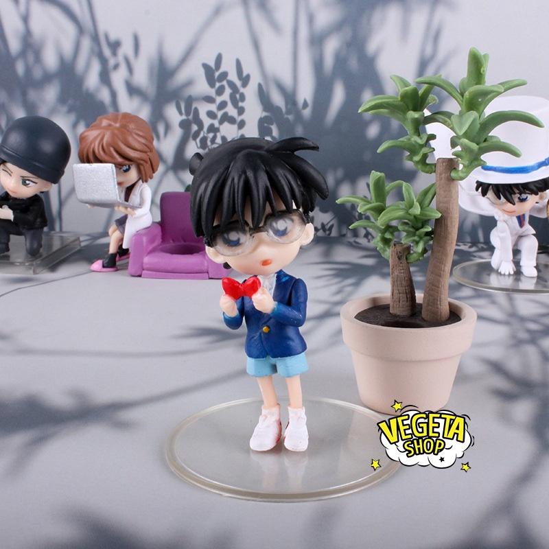 Mô hình Conan Haibara Shinichi Kaito Kid Tooru Toru Amuro Shuichi Akai Hattori Heiji trang trí bàn làm việc - Cao 8~10cm
