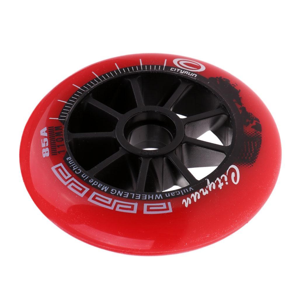 6x Inline Skate Wheels Fashion Skating Accessory Skating Wheels 3 Colors Fashion And Simple Design
