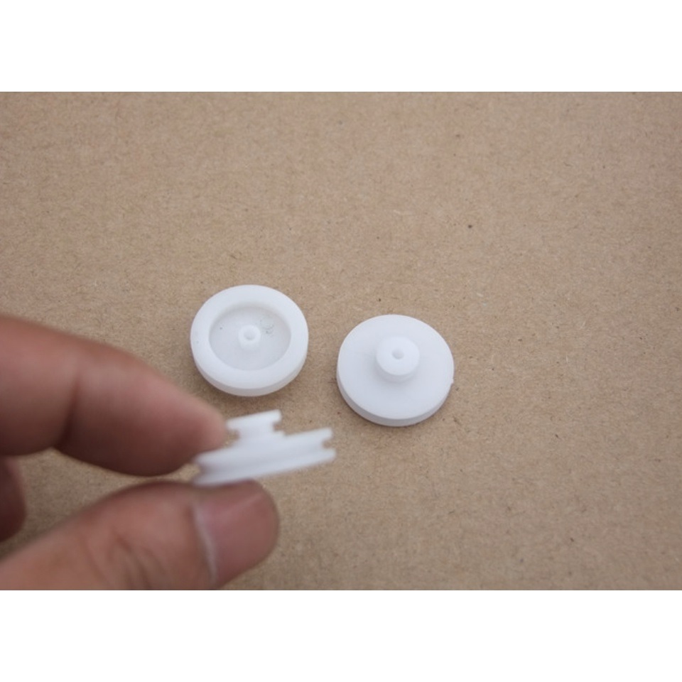 Bánh răng ròng rọc 2 tầng 20.5MM-7.5MM trục lỏng 2mm
