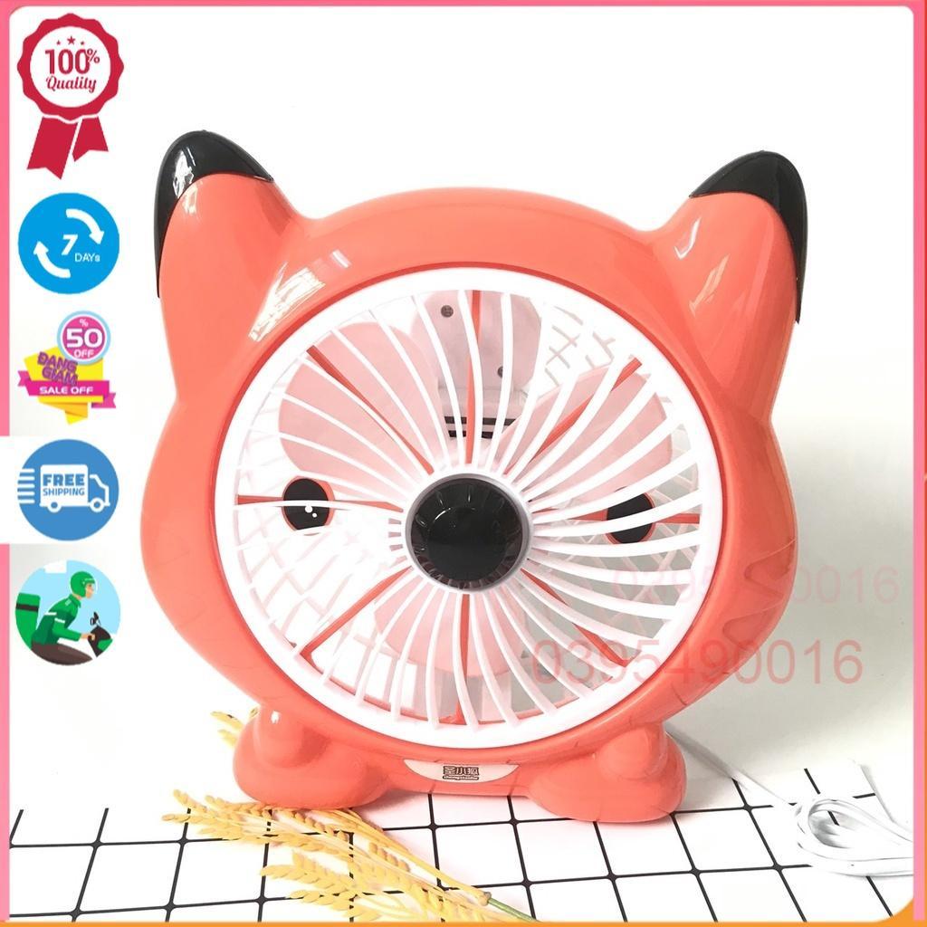 Quạt Để Bàn MiNi Hình Thú Ngộ Nghĩnh Đáng Yêu 220v Cao Cấp Cho Văn Phòng Dễ Dàng Di Chuyển