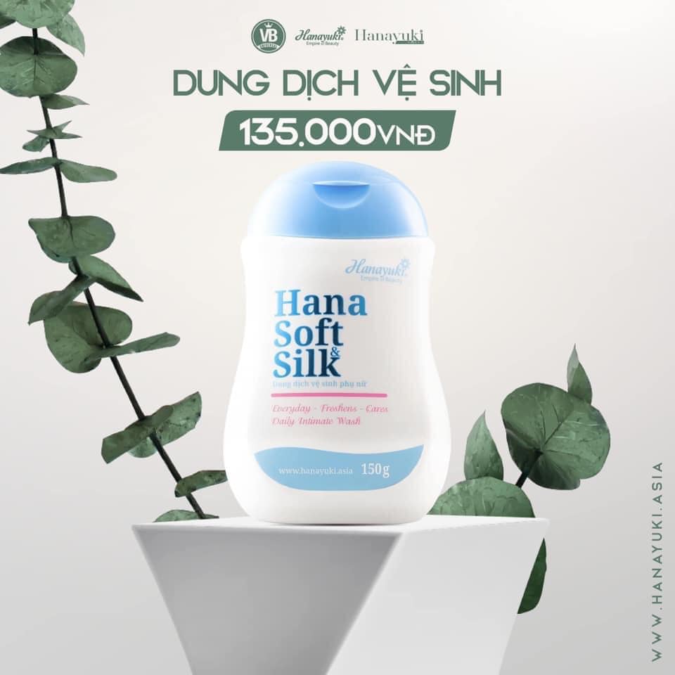 DUNG DỊCH VỆ SINH PHỤ NỮ HANA SOFT SILK HANAYUKI