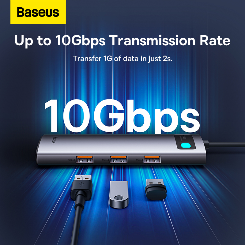 Hub Mở Rộng Đa Năng Baseus StarJoy Type-C HUB Adapter