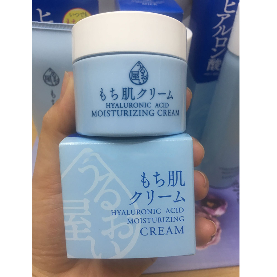 Kem đêm ngăn ngừa lão hóa Collagen Naris Hyaluronic Acid Moisturizing Cream Nhật Bản 48g + Móc khóa