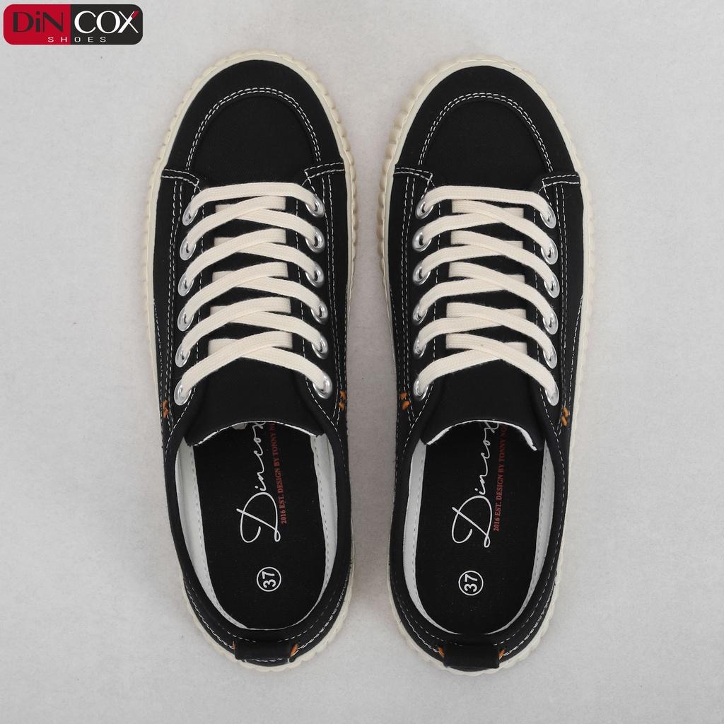 Giày Sneaker Vải Unisex DINCOX D27 Đơn Giản Hiện Đại Black