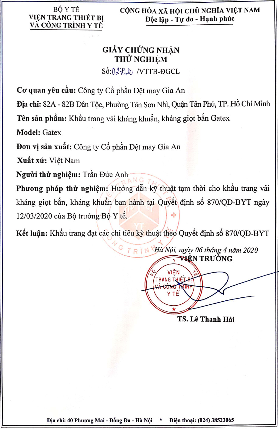 Combo 10 Khẩu Trang Kháng Khuẩn 3 Lớp Cotton - GATEX