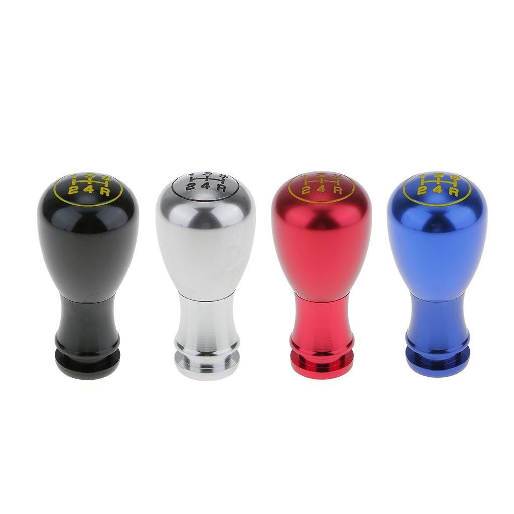 5 Speed Universal Manual Car Stick Gear Shift Knob Lever Silver