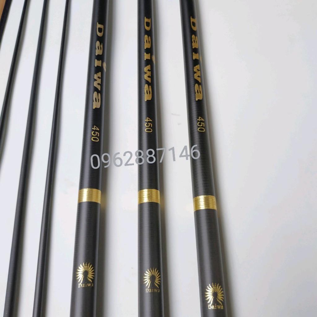 Cần câu tay daiwa 6h 4m5 tặng đọt phụ 8h cao cấp