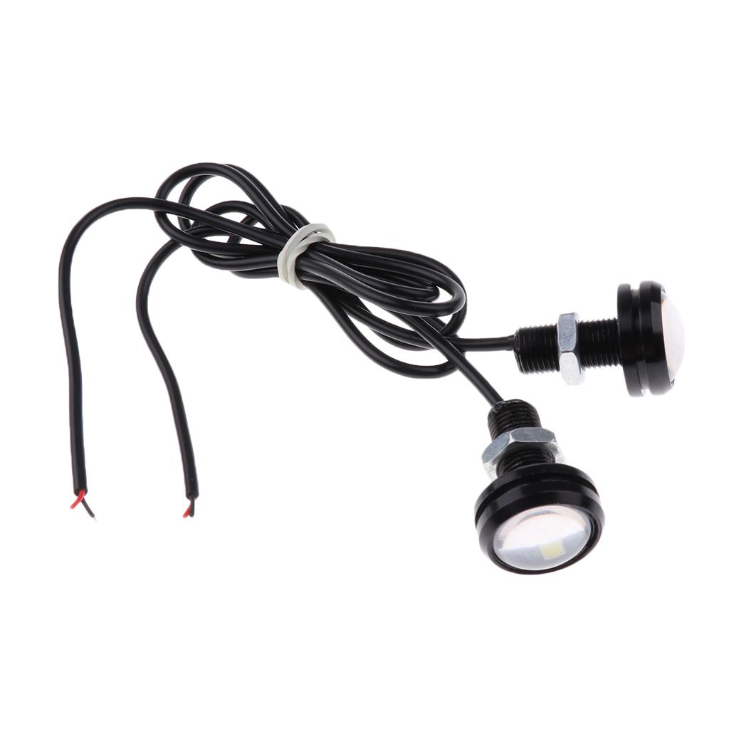 Pair Eagle Eye 3030 3LED Car DRL Daytime Running Light Signal Lamps
