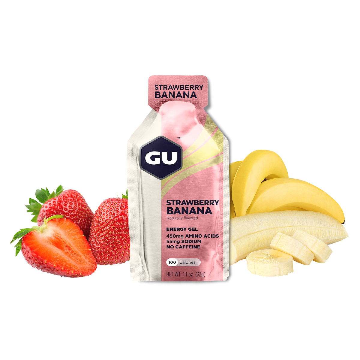 (COMBO 6 GÓI) GU Energy Gel Năng Lượng Hỗ Trợ Tăng Sức Bền Vị STRAWBERRY BANANA - Combo 6 Gói