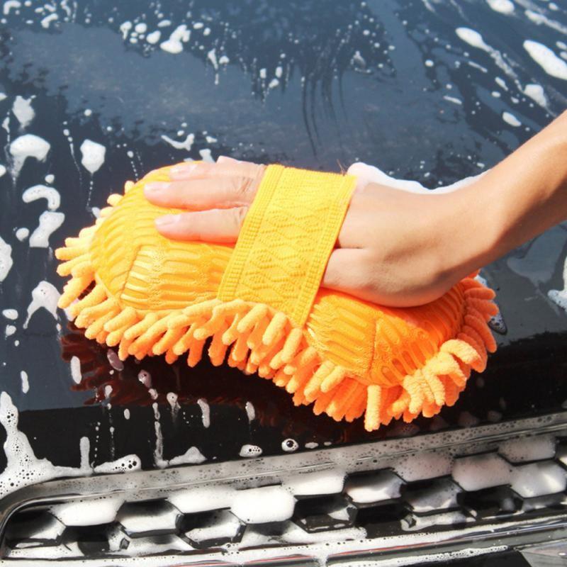 Găng tay rửa xe sợi Microfiber mẫu 2 cho ô tô
