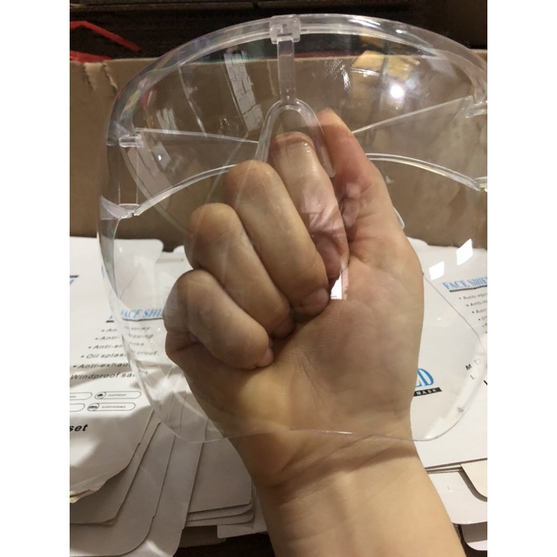 Kính chắn chống giọt bắn - Tấm chắn giọt bắn chuyên dụng có gọng FACE SHIELD