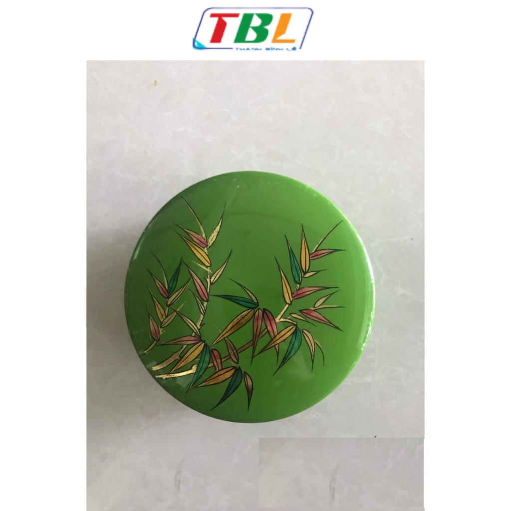 Hộp đựng sơn mài Thanh Bình Lê hình tròn