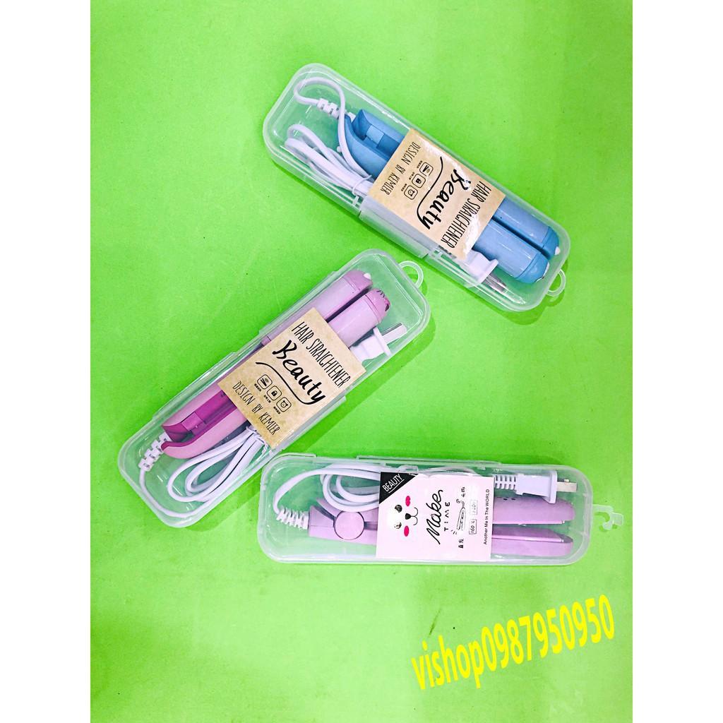 Máy làm tóc Mini Kemier 2 in 1 Summer Fruit trái cây,họa tiết hình thú