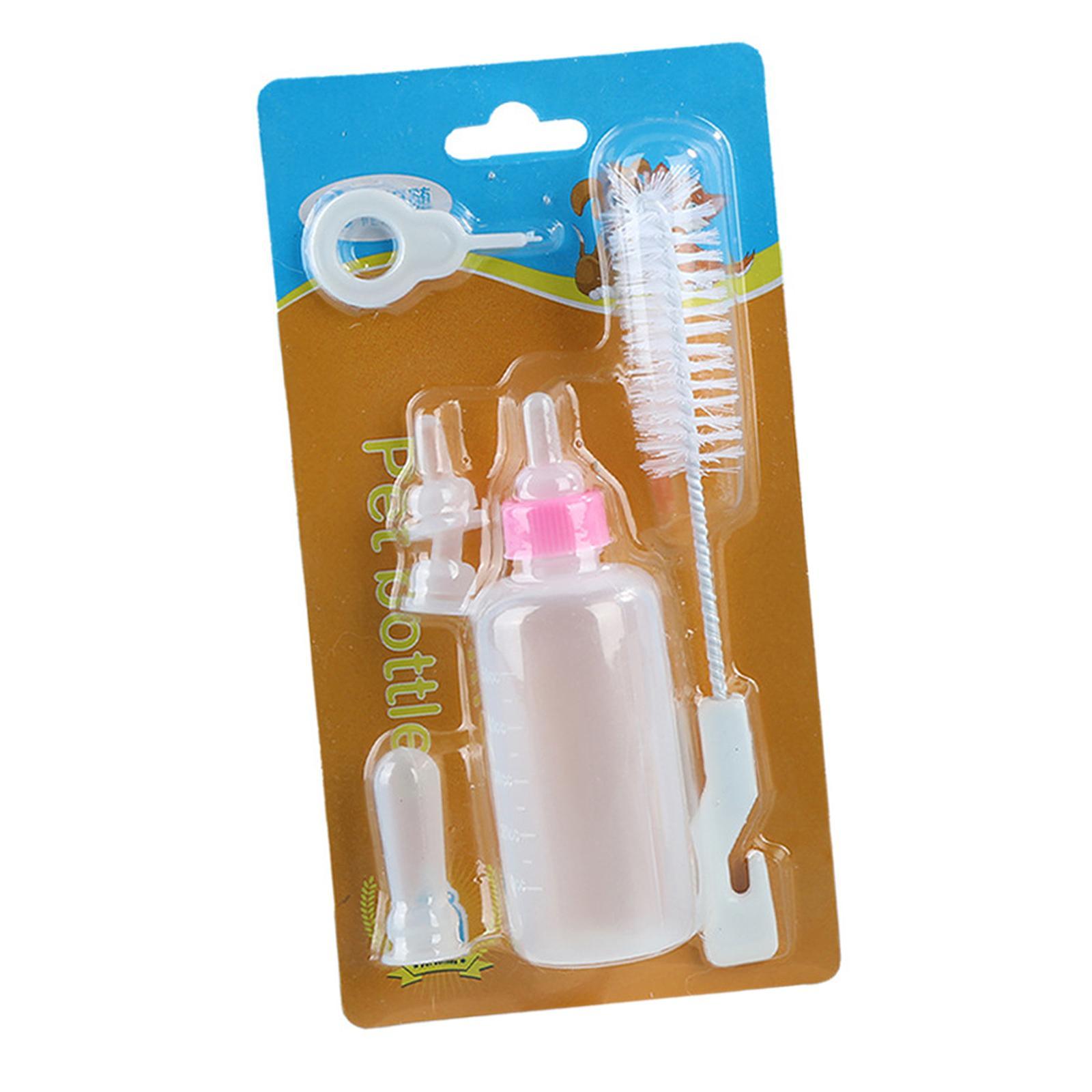 Pet Feeder Bottle Kit Nursing Milk Bottle Professional Feeder Bottle for Drinking