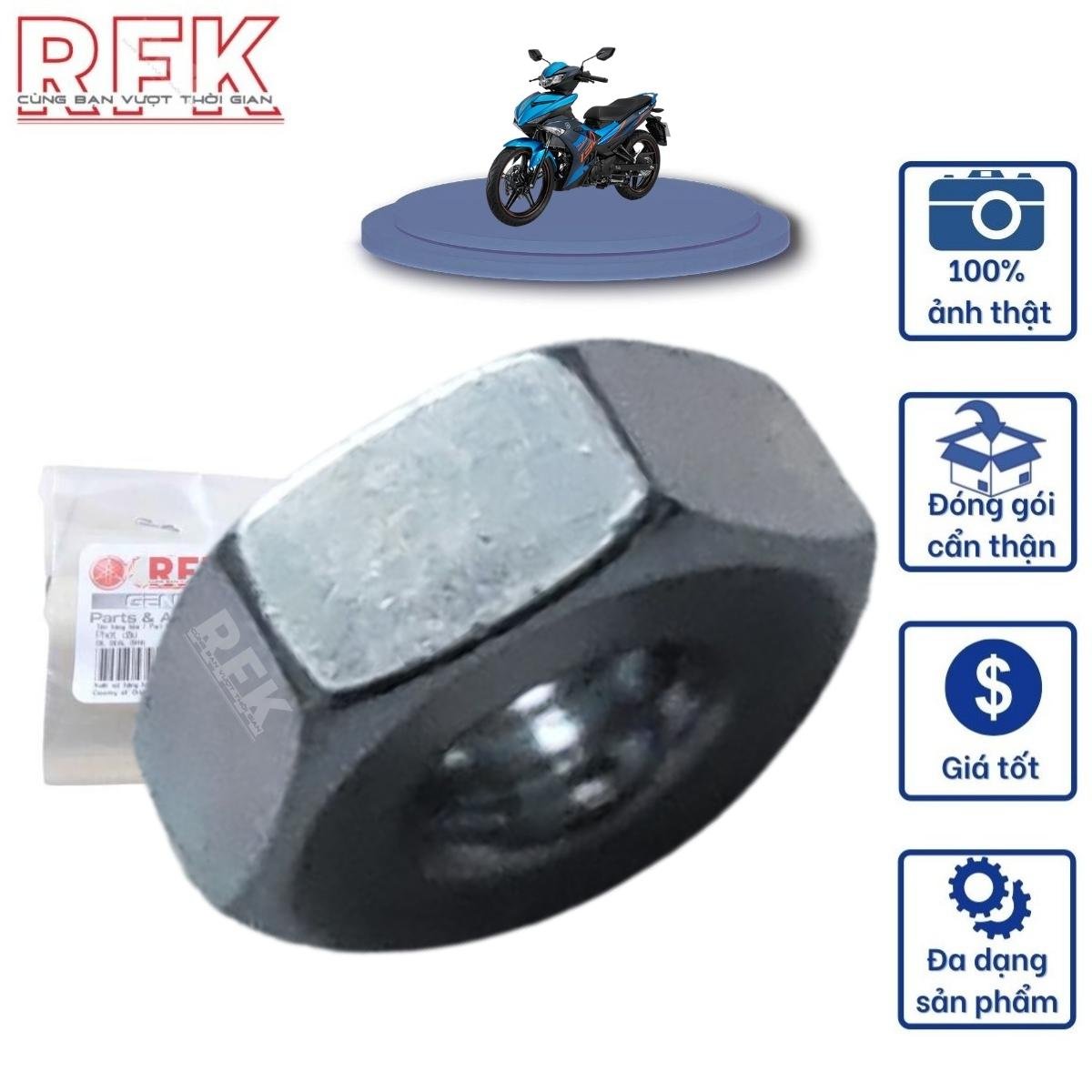 ỐC BÁT TĂNG SÊN DÙNG CHO XE YAMAHA CÔNG TY HOÀN THẠCH