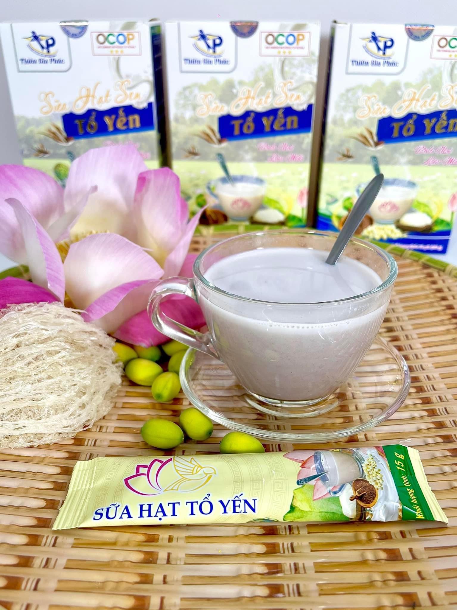 Sữa hạt tổ yến Thiên Gia Phúc 150g 10 gói (Hộp mềm)